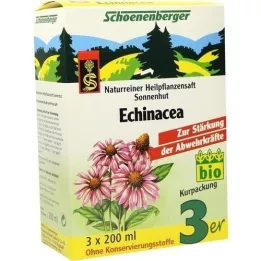 ECHINACEA SAFT Jus de plantes médicinales Schoenenberger, 3X200 ml