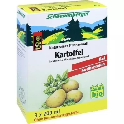 KARTOFFELSAFT Jus de plantes médicinales Schoenenberger, 3 x 200 ml