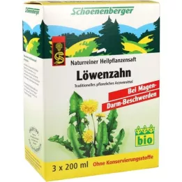 LÖWENZAHN SAFT Jus de plantes médicinales Schoenenberger, 3X200 ml