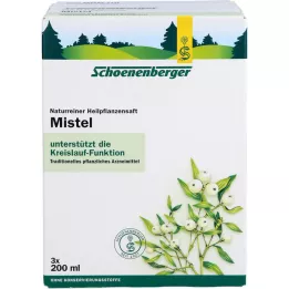 MISTEL SAFT Jus de plantes médicinales Schoenenberger, 3X200 ml