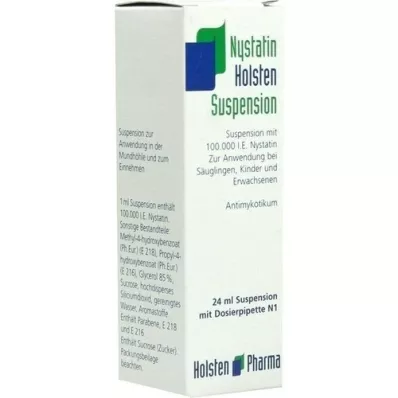 NYSTATIN Suspension Holsten, 24 ml