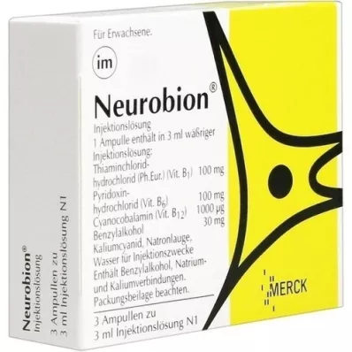 NEUROBION Ampoules, 3X3 ml NEUROBION Ampoules, 3X3 ml