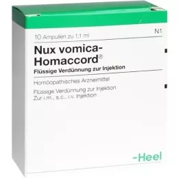 NUX VOMICA HOMACCORD Ampoules, 10 pc