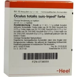 OCULUS totalis suis Injeel forte ampoules, 10 pc