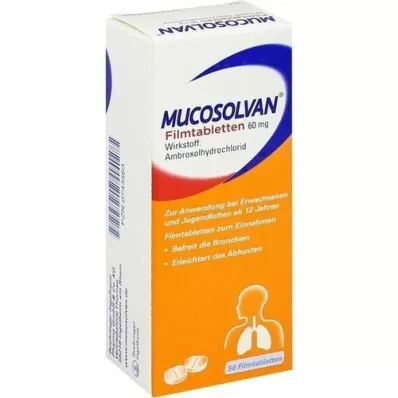 MUCOSOLVAN Comprimés pelliculés 60 mg, 50 pc