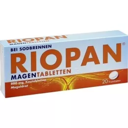 RIOPAN Comprimés destomac comprimés à croquer, 20 pc