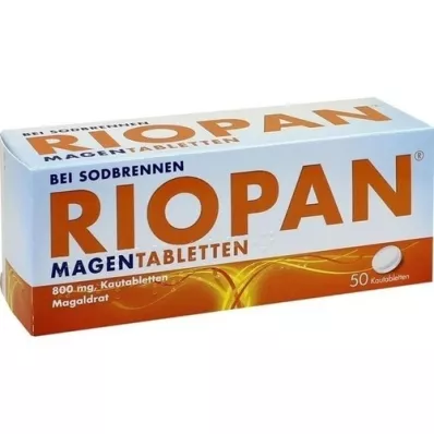 RIOPAN Comprimés destomac comprimés à croquer, 50 pc RIOPAN Comprimés destomac comprimés à croquer, 50 pc