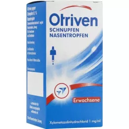 OTRIVEN Gouttes nasales à 0,1 % pour adultes et médecins scolaires, 20 ml
