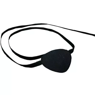 AUGENKLAPPE avec cravate noire, 1 pièce AUGENKLAPPE avec cravate noire, 1 pièce