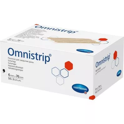 OMNISTRIP Bandes de suture pour plaies 6x76 mm, 150 pièces