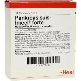 PANKREAS SUIS Ampoules Injeel Forte, 10 pc