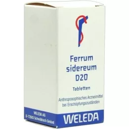 FERRUM SIDEREUM D 20 comprimés, 80 pc