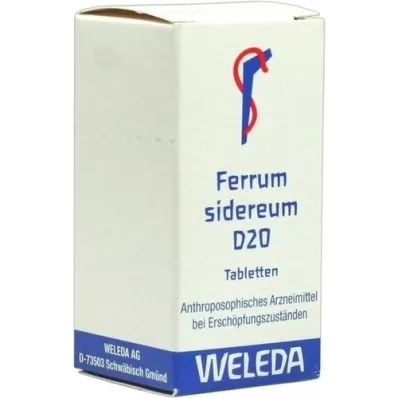 FERRUM SIDEREUM D 20 comprimés, 80 pc