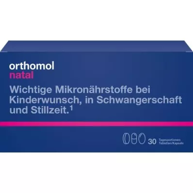 ORTHOMOL Pack combiné de comprimés/capsules Natal, 1 pc ORTHOMOL Pack combiné de comprimés/capsules Natal, 1 pc