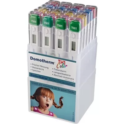 DOMOTHERM Thermomètre clinique couleur TH1, 1 pièce DOMOTHERM Thermomètre clinique couleur TH1, 1 pièce