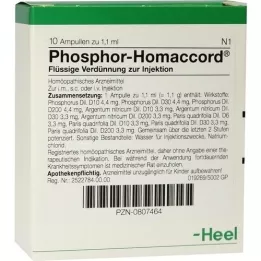 PHOSPHOR HOMACCORD Ampoules, 10 pc