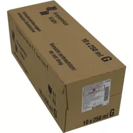 KOCHSALZLÖSUNG Flacon en verre 0,9% Fresenius, 10X250 ml