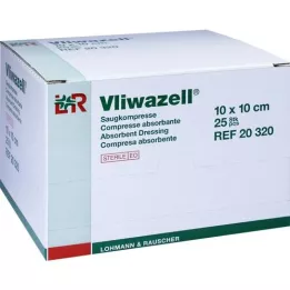 VLIWAZELL Compresses daspiration stériles 10x10 cm, 25 pièces