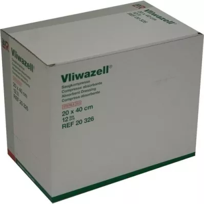 VLIWAZELL Compresses aspirantes stériles 20x40 cm, 12 pièces