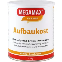MEGAMAX Poudre de vanille nutritionnelle, 1,5 kg