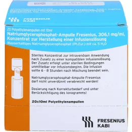 NATRIUMGLYCEROPHOSPHAT Ampoule solution pour perfusion concentrée, 20X10 ml