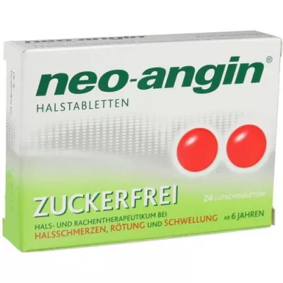 NEO-ANGIN Pastilles pour la gorge sans sucre, 24 pc NEO-ANGIN Pastilles pour la gorge sans sucre, 24 pc