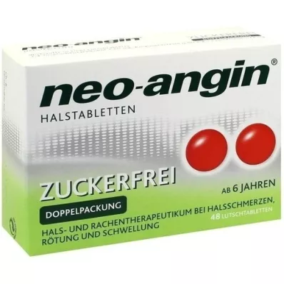 NEO-ANGIN Pastilles pour la gorge sans sucre, 48 pc NEO-ANGIN Pastilles pour la gorge sans sucre, 48 pc