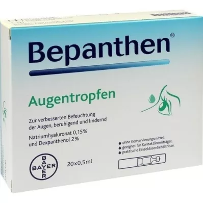 BEPANTHEN Gouttes oculaires, 20X0,5 ml