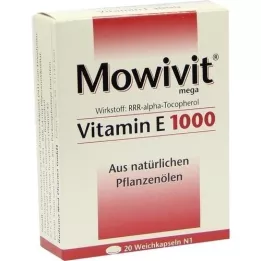 MOWIVIT Vitamine E 1000 capsules, 20 pc