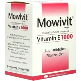 MOWIVIT Vitamine E 1000 gélules, 50 pièces