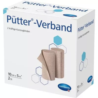 PÜTTER Bandage 10 cmx5 m, 2 pc PÜTTER Bandage 10 cmx5 m, 2 pc