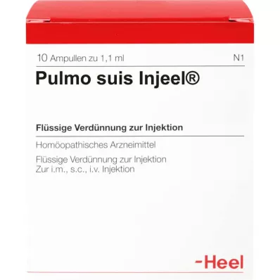 PULMO SUIS Ampoules Injeel, 10 pc