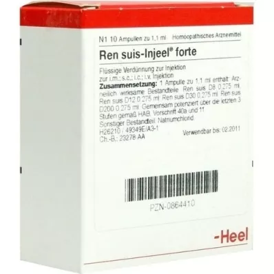 REN Suis Injeel Forte Ampoules, 10 pc