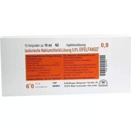 ISOTONISCHE Solution NaCl 0,9% Eifelfango Inj. solution, 10X10 ml
