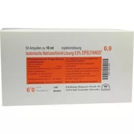 ISOTONISCHE Solution NaCl 0,9% Eifelfango Inj. solution, 50X10 ml