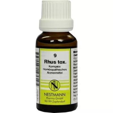 RHUS TOX Complexe n°9 Dilution, 20 ml RHUS TOX Complexe n°9 Dilution, 20 ml
