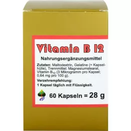 VITAMIN CAPSULES B12, 60 pc