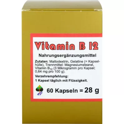 VITAMIN CAPSULES B12, 60 pc