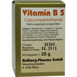 VITAMIN CAPSULES B5, 60 pc