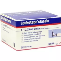 LEUKOTAPE Classique 3,75 cmx10 m noir, 1 pièce