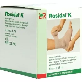 ROSIDAL Bandage K 6 cmx5 m, 1 pièce