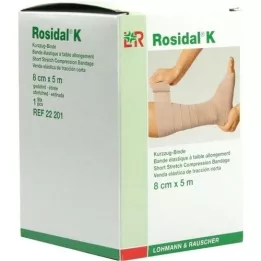 ROSIDAL Bandage K 8 cmx5 m, 1 pièce