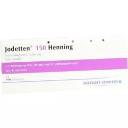 JODETTEN 150 comprimés Henning, 100 pc