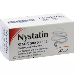 NYSTATIN STADA 500 000 UI de comprimé enduit, 20 pc