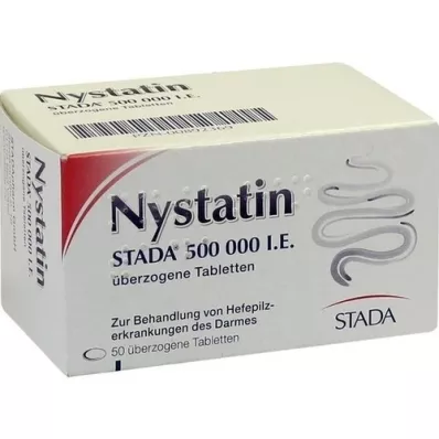 NYSTATIN STADA 500 000 UI de comprimé enduit, 50 pc NYSTATIN STADA 500 000 UI de comprimé enduit, 50 pc