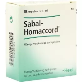 SABAL HOMACCORD Ampoules, 10 pc