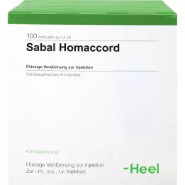 SABAL HOMACCORD Ampoules, 100 pc