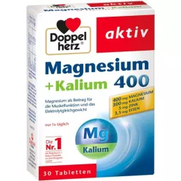 DOPPELHERZ Comprimés de magnésium + potassium, 30 pc