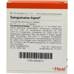 SANGUINARIA INJEEL Ampoules, 10 pc