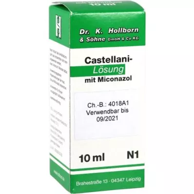 CASTELLANI m. Solution de miconazole, 10 ml